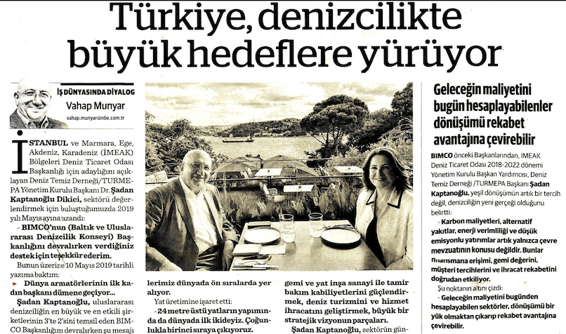 Türkiye, Şadan Kaptanoğlu ile Denizcilikte Büyük Hedeflere yürüyor